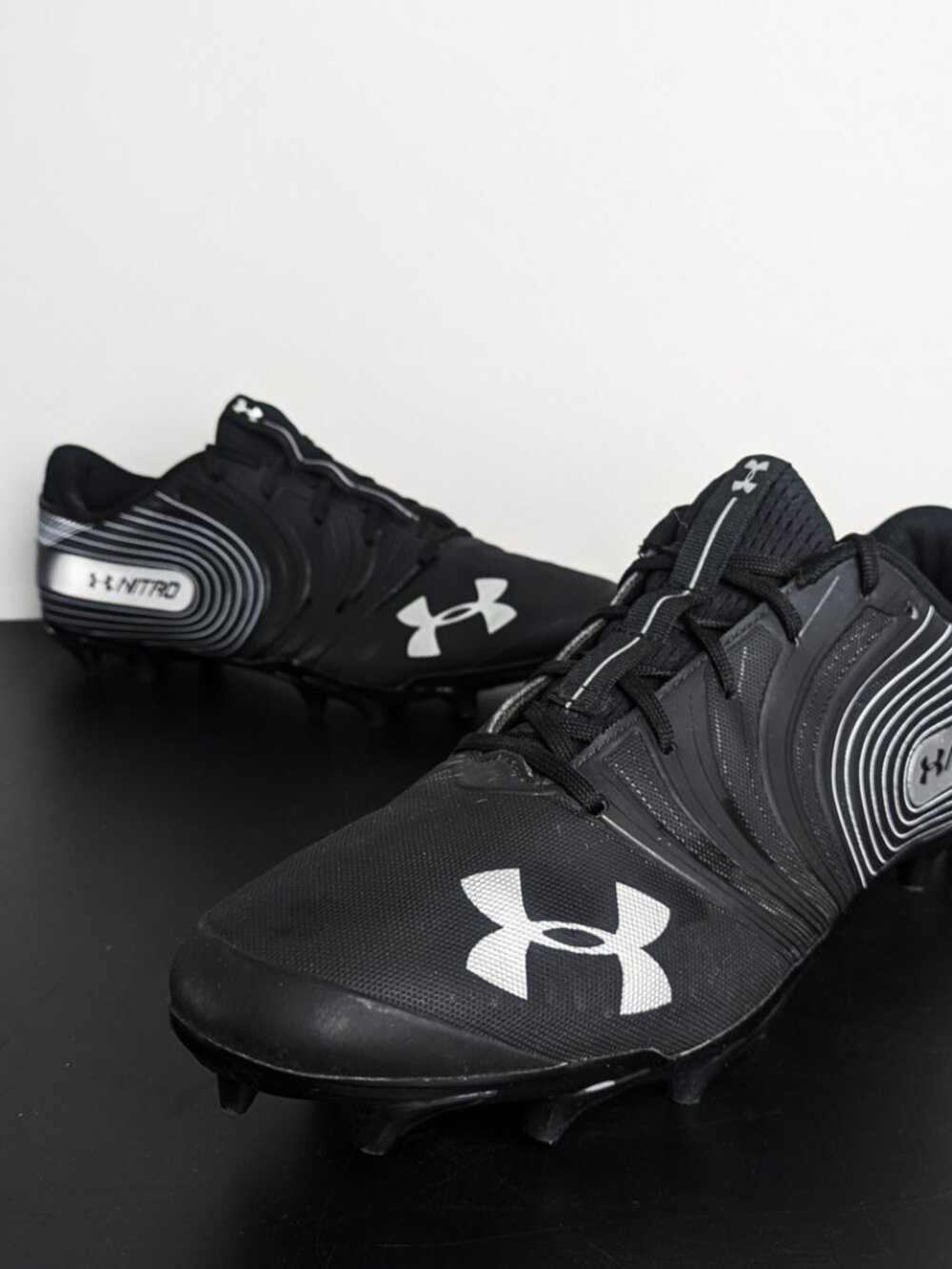 Football Under Armour Cleats (Black) Size 12 | SAME DAY SHIP!